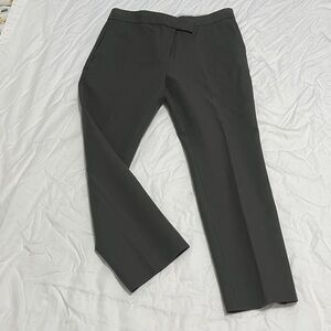 Ann Taylor Devin Tailored Olive Green Ankle Pants Size 6P NWT